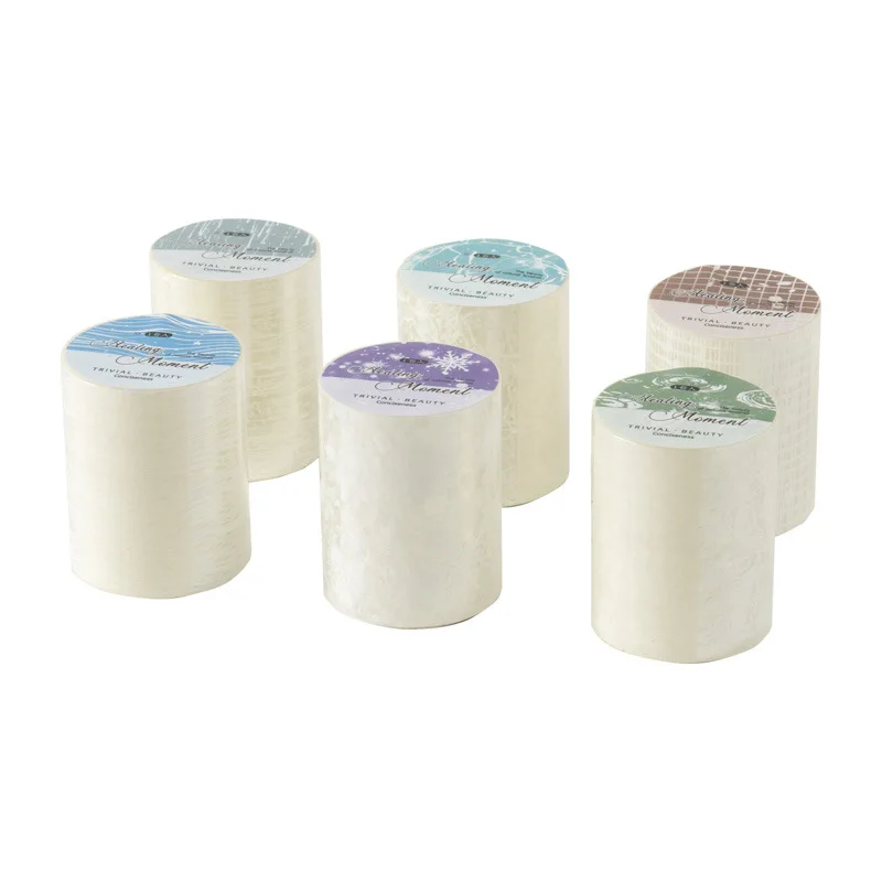 10pcs/lot Decorative Adhesive Tapes Micro Light Weaving Dreams Mask Tapes Scrapbooking DIY Paper Japanese Stickers