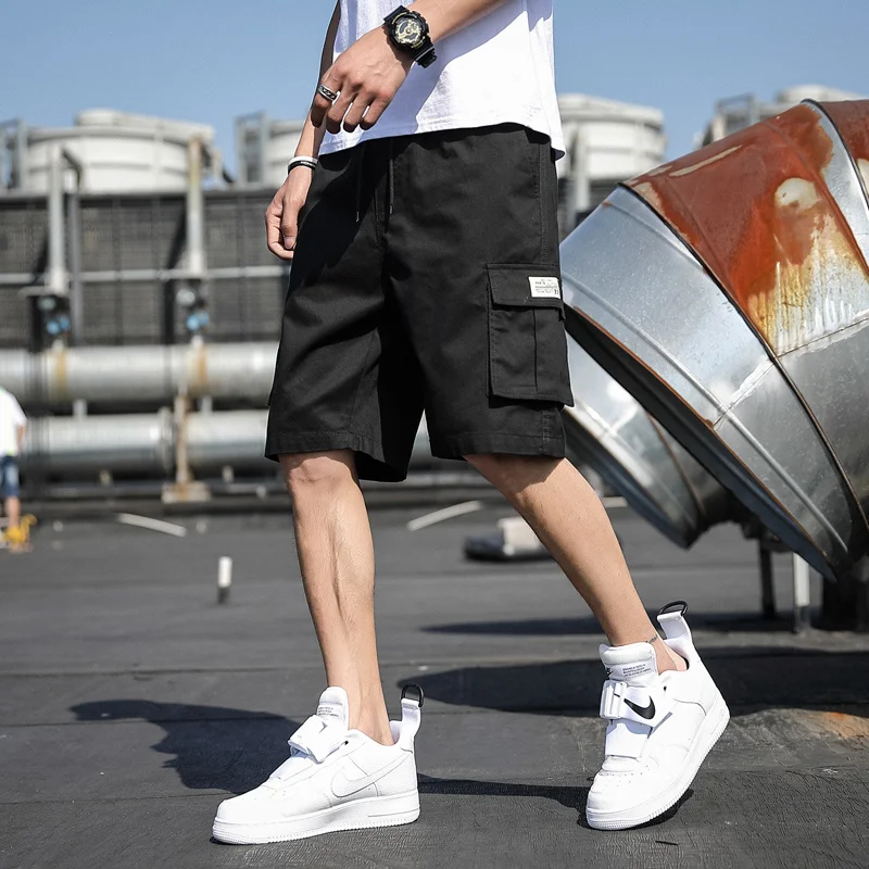 

2022 Summer Casual Shorts Men Fashion Style Man Cargo Shorts Bermuda Beach Shorts Breathable Solid Boardshorts Men Sweatpants