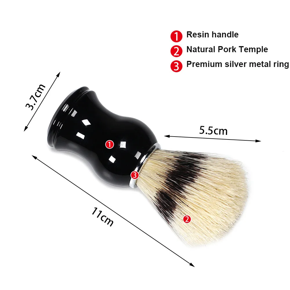 /set Beard Suit Beard Comb Brush Cream Foam Bowl Oil Beard Styling Hair Growth Care Cleaning Kit Hair Loss Products Tool