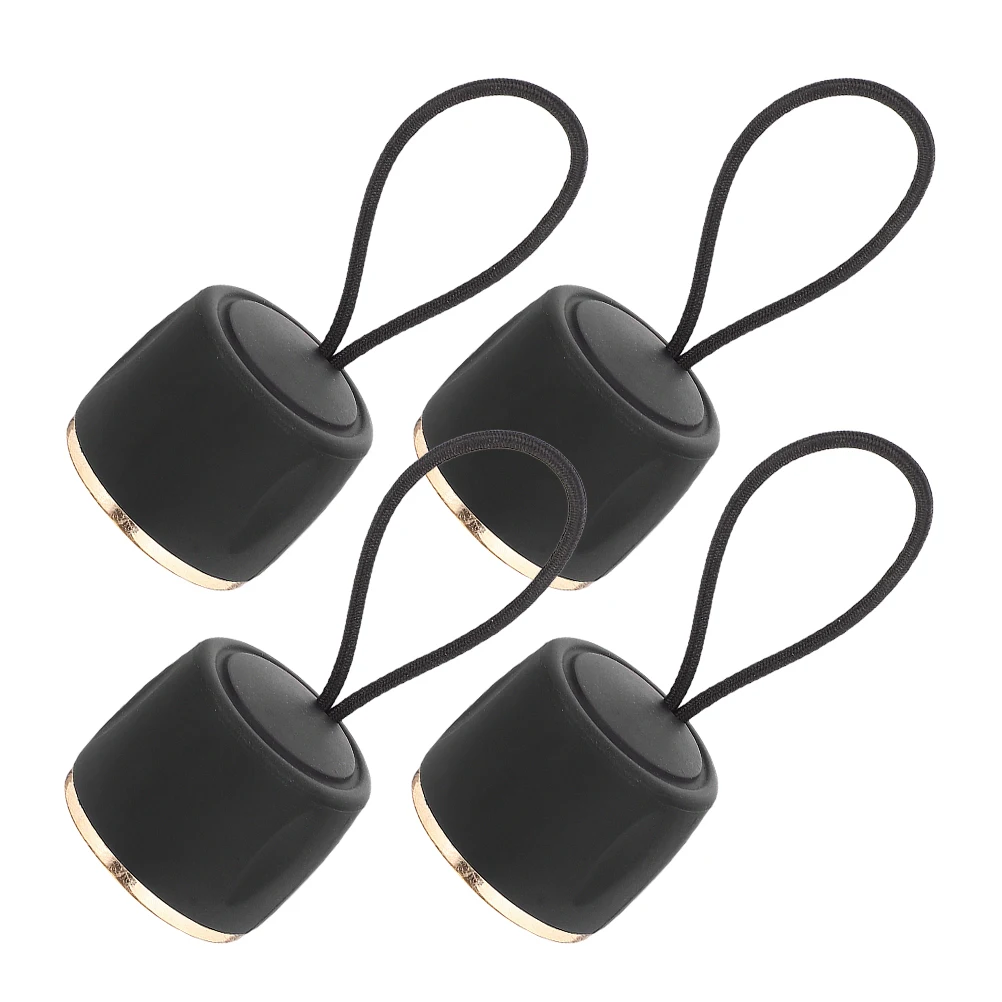 

4 Pcs Umbrella Handle Head Accessories 15 16mm Matte Foldable Replacement Parts Plastic Grip Parasol Travel