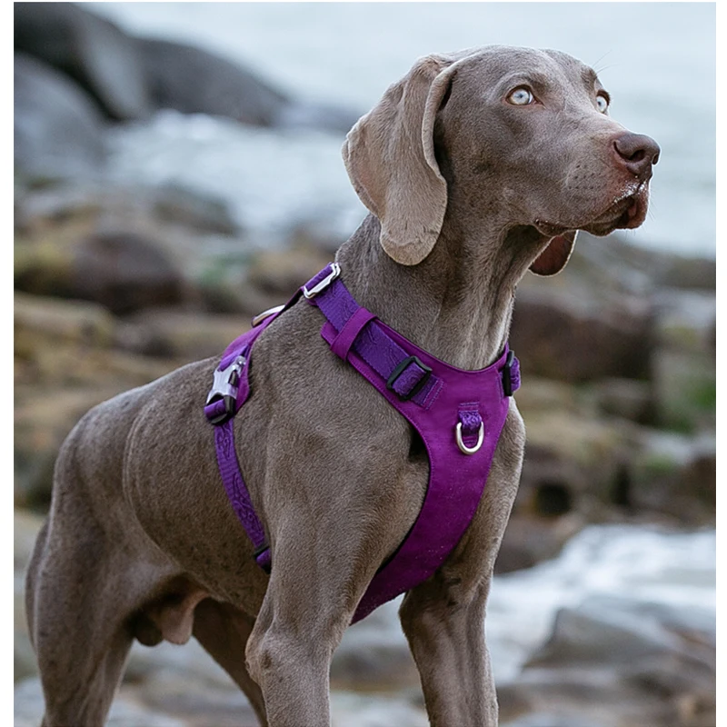 Truelove No Pull Adjustable Military Dog Harness Reflective Soft Set Light Large Nylon Waterproof Tactical Pet Harness TLH6281