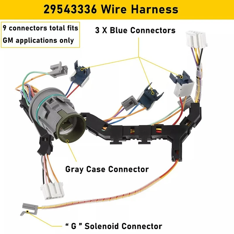 29543336 6 Speed Transmission Wiring Harness For Allison 1000 2000 2400 Internal Wire Harness 2006-2009