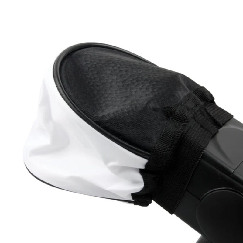 Difusor universal macio para câmera, pano portátil softbox para speedlight capa reflexiva para