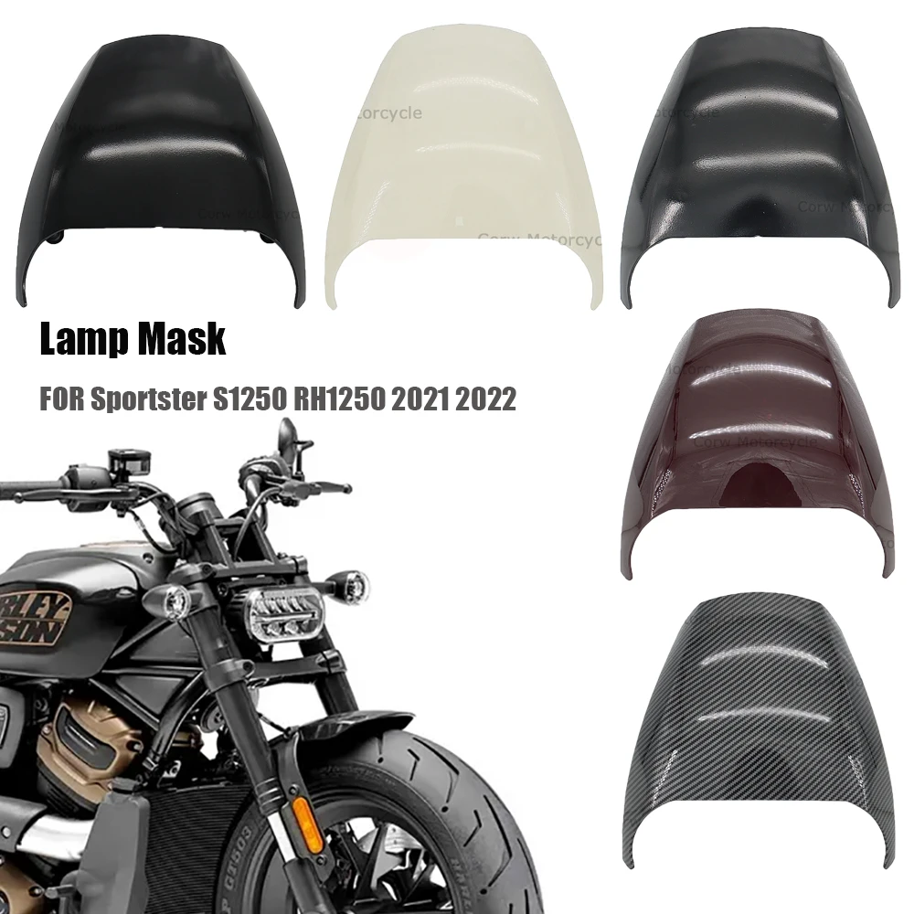 

Motorcycle Gloss Black Front Mask Headlight Fairing Cover FOR Sportster S 1250 RH1250 RH 1250 2021 2022