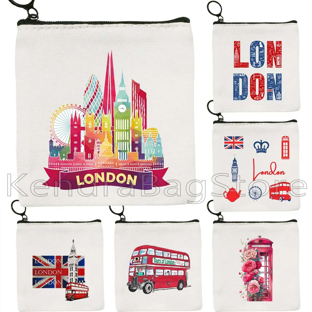 

Lovely Honk Untitled Goose Game Funny Meme Duck Cute Cartoon Animal Canvas Coin Purse Key Case Small Bag Wallet Zipper Pouch