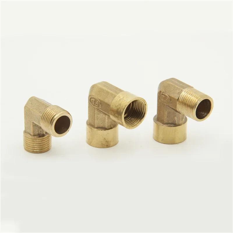 1/8 "1/4" 3/8 "1/2" 3/4 "1" filetage femelle/mâle 90 degrés en laiton coude raccord de tuyau connecteur coupleur pour l'eau