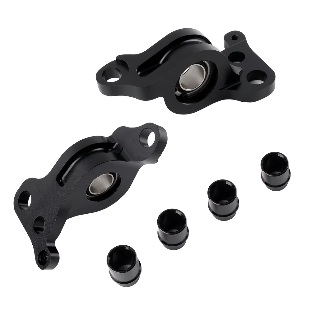 Blllet Aluminum Housing Spherical Compliance Bracket For 92-95Honda EG Type Civic 1.6L 94-01 Acura Integra1.8L