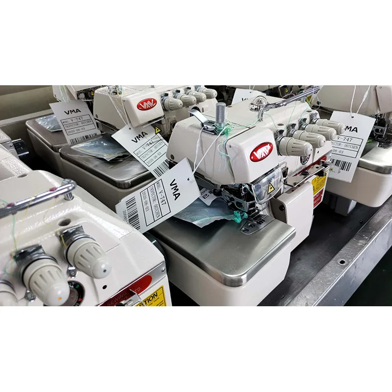 Macchina da cucire per collare Overlock industriale convenzionale a 4 fili 6000 Rpm