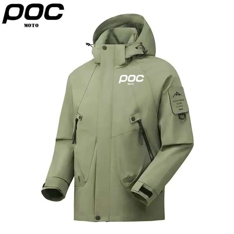 2025 MOTO POC Cycling Jacket Camping Trekking Windbreaker Men Women Outdoor Windproof Rain Coat Antifouling Unisex Waterproof