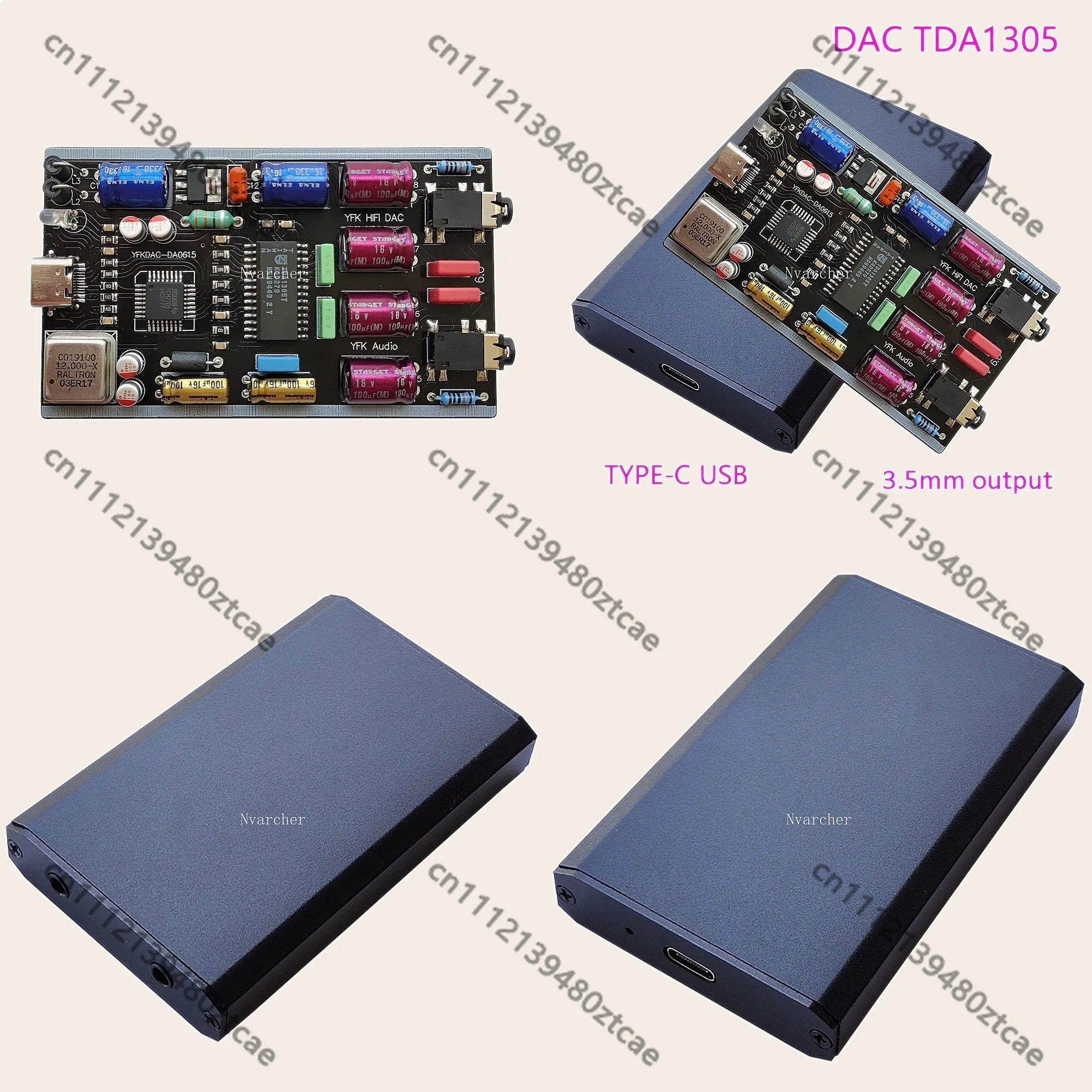 TDA1305 DAC Decoder USB Sound Card HiFi OTG Audio Adapter for Computer Notebook Mobile Phone