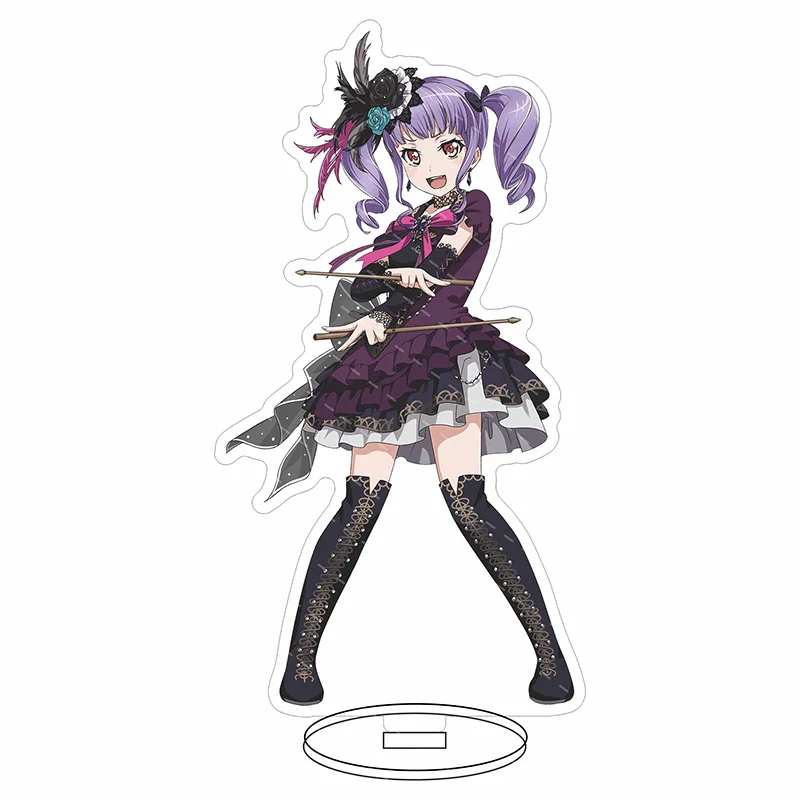 Sen BanG! Figurki Anime Roselia Band Cosplay akrylowe stojaki modelka słodka dziewczyna dekoracja biurka stojący znak dla fanów prezenty 15CM