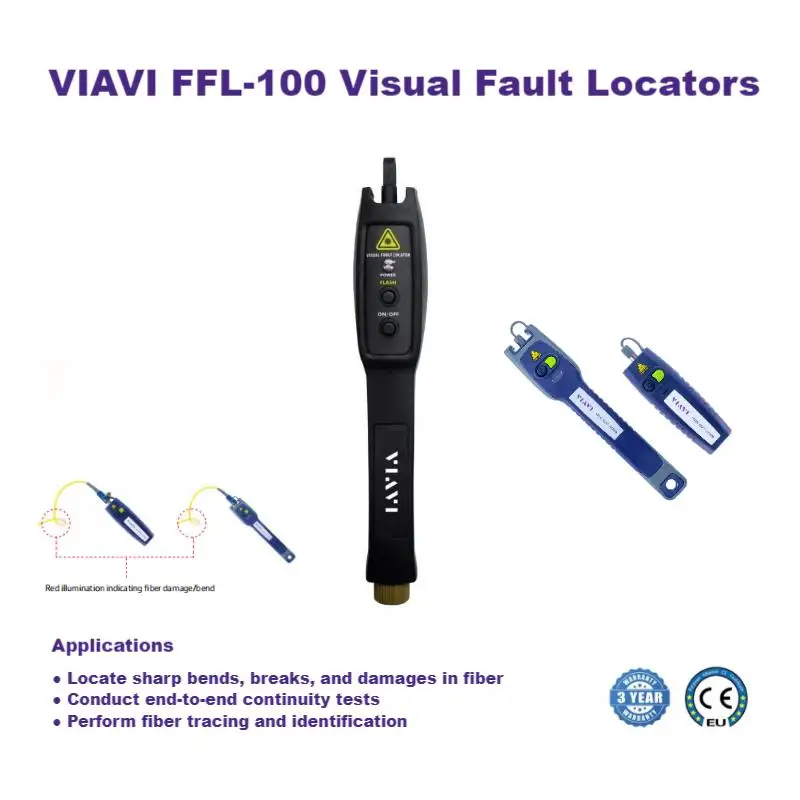 DHL UPS FedEx Original JDSU VIAVI FFL-100 localisateur visuel de défauts 1 mW stylo robuste Type VFL localisateur de rupture de dommages en Fiber optique
