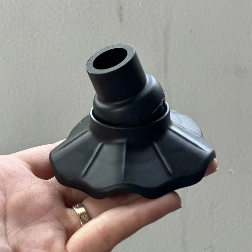 4er-Pack Campingstuhl-Fußpolster, Kunststoff, rutschfeste Beinabdeckungen, Anti-Sink, für Outdoor-Wanderungen, 13 mm, 15 mm, 16 mm, Schwarz – Detail 4