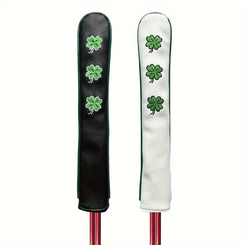 1pc Lucky Clover Golf Alignment Stick Cover - Improve Your Swing with Four Leaf Design