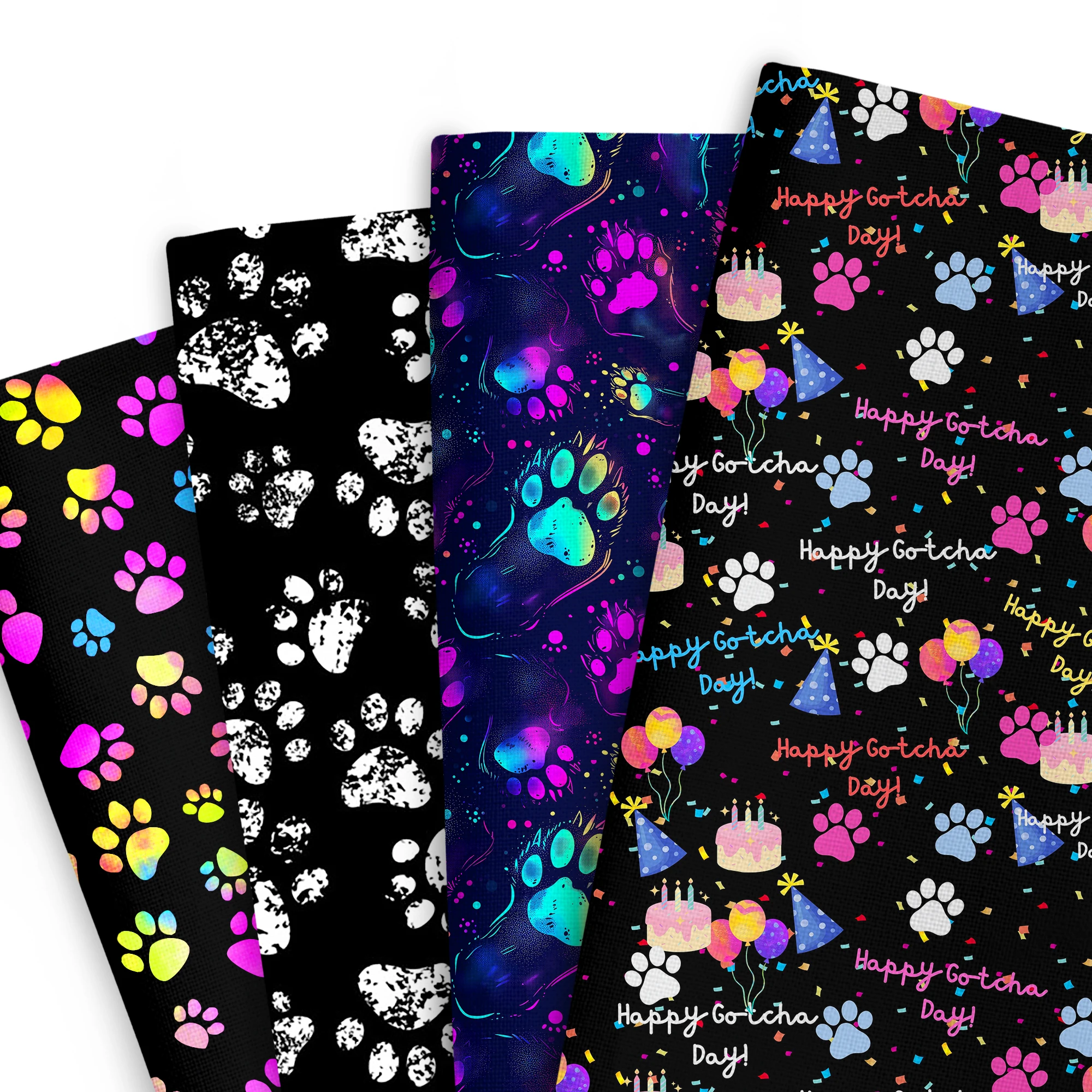 

50*145cm Patchwork Classic Footprint Polyester Cotton Fabric For Tissue Sewing Quilting Fabrics Needlework Material DIY Handmade