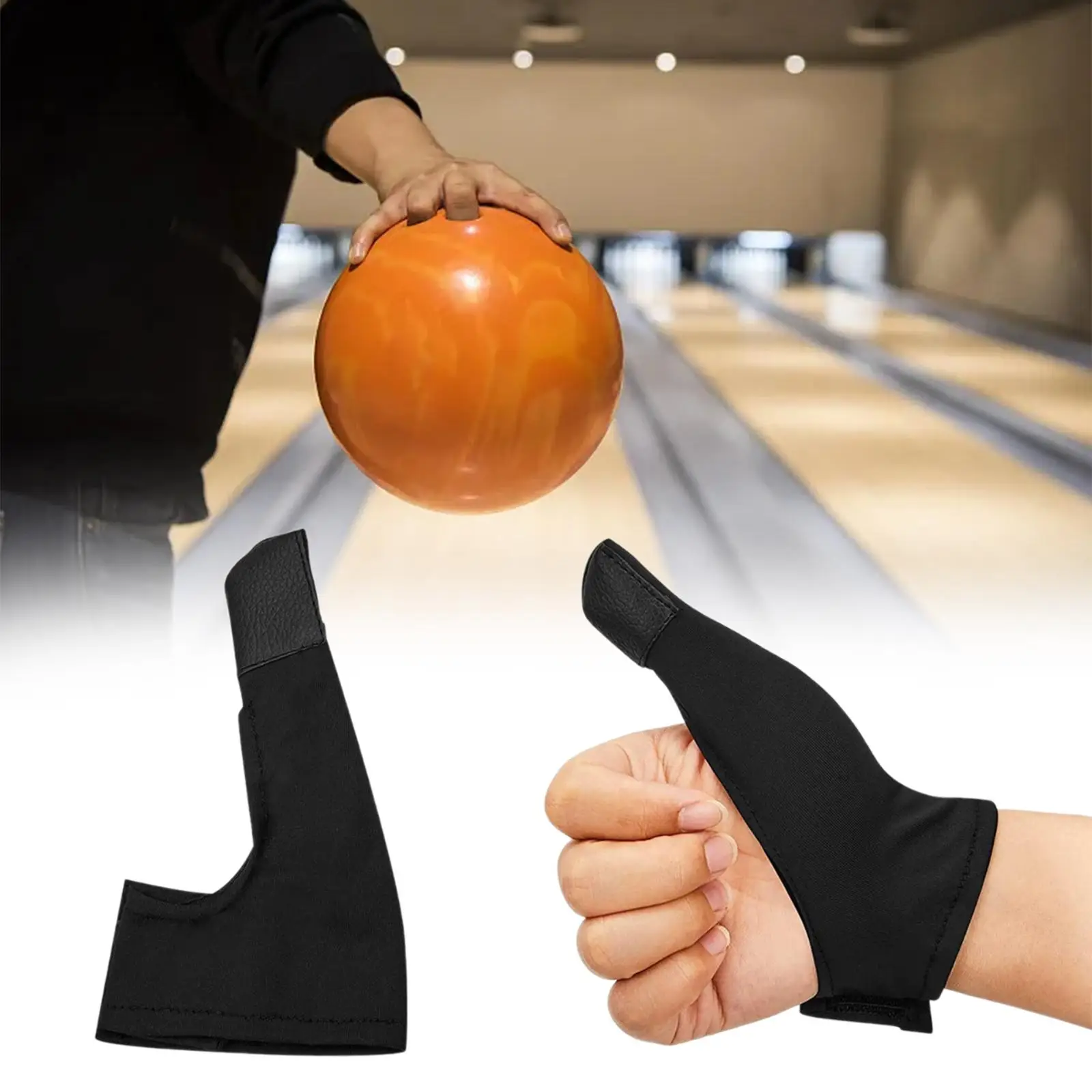 Protezioni per il salvataggio del pollice da Bowling calze protettive per il pollice da Bowling portatili