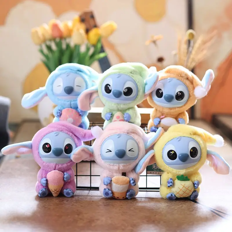 

Плюшевая игрушка Stitch Kawaii, аксессуары Lilo & Stitch, брелок для ключей, кукла Eat Something Before Sleep, серия рюкзаков с подвеской для девочек