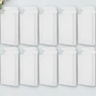 

10pcs PVC Case Transparent Tape Box Organizer Display Rack Dustproof Waterproof Lightweight Portable Tape Storage