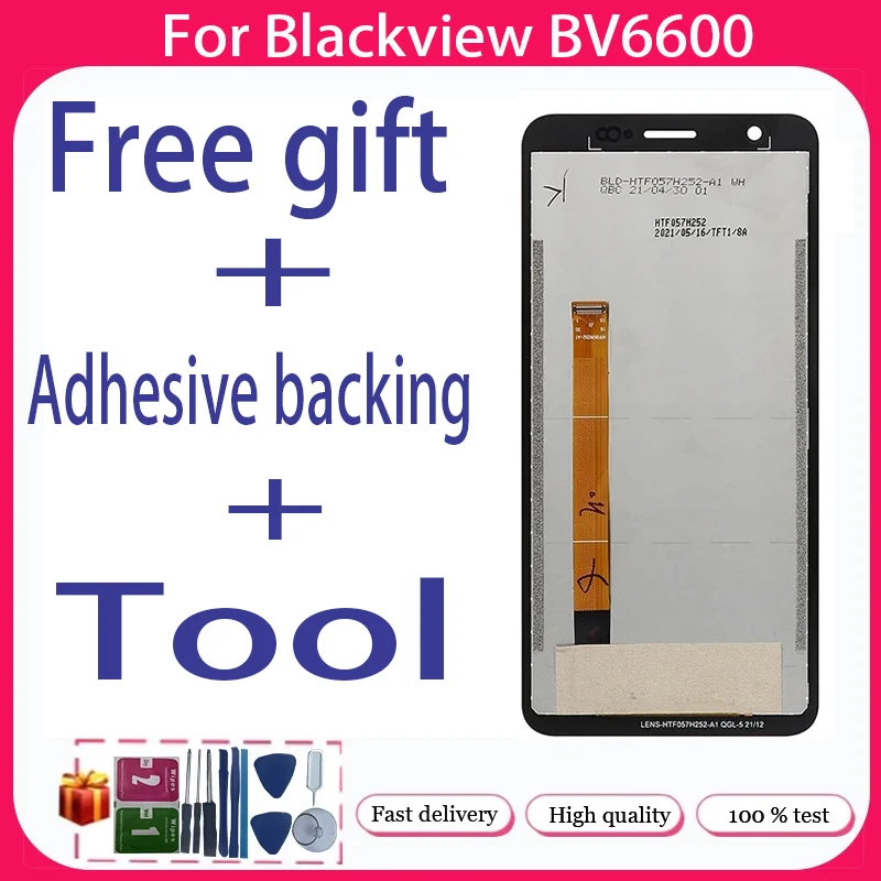 

For Blackview BV6600 BV6600 Pro BV6600E+ LCD Display + Touch Screen+Free adhesive backing+Tool