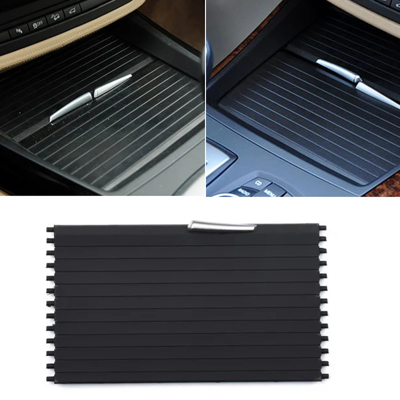 

Car Center Console Cover Slide Roller Blind Car Mounts Drinks Water Cup Rack Holders For BMW X5 E70 X6 E71 2007-2014 Accessories