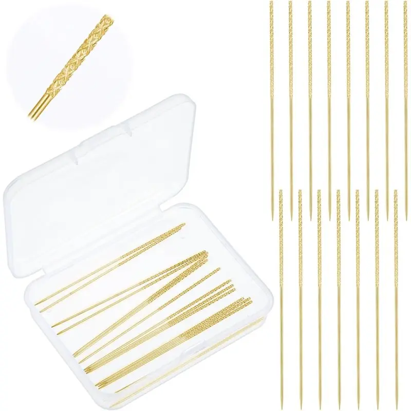 

ABMS-15Pcs Snag Repair Needle& Snag It Tool For Knits And For Woven Fabric With Storage Case For Garments Drapes Cloth