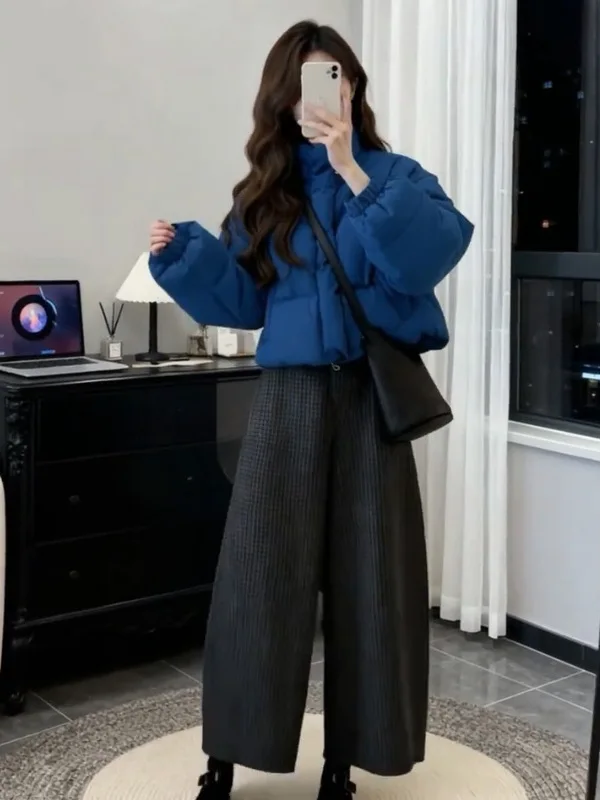 

Fashionable Zipper Warm Cotton Jacket Women's 2025 Winter New Style Ageless Versatile Thick Outerwear Trendy Korean Loose Fit