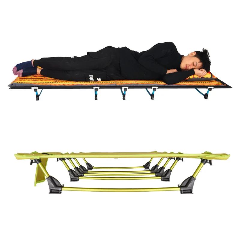 Portable Camping Folding Bed Single 187cm DIY Camping Cot