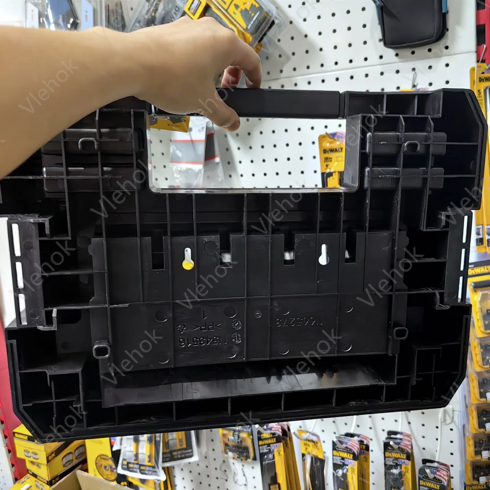 DEWALT DT70716 Caddy Case Compatible With TSTAK SYstem Connectable Integrated Transprot Handle Tool Box Storage Case