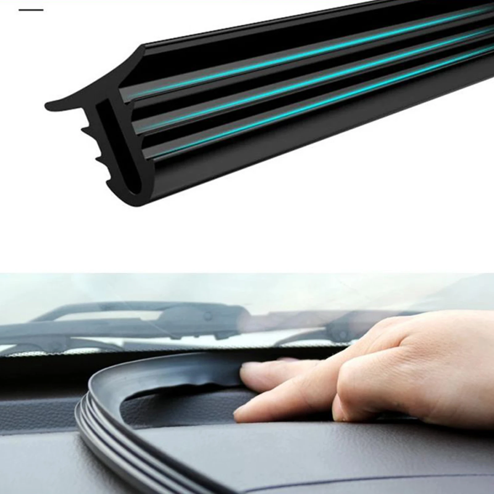 Isolamento acustico Striscia di tenuta per auto Cruscotto Parabrezza Guarnizione console centrale