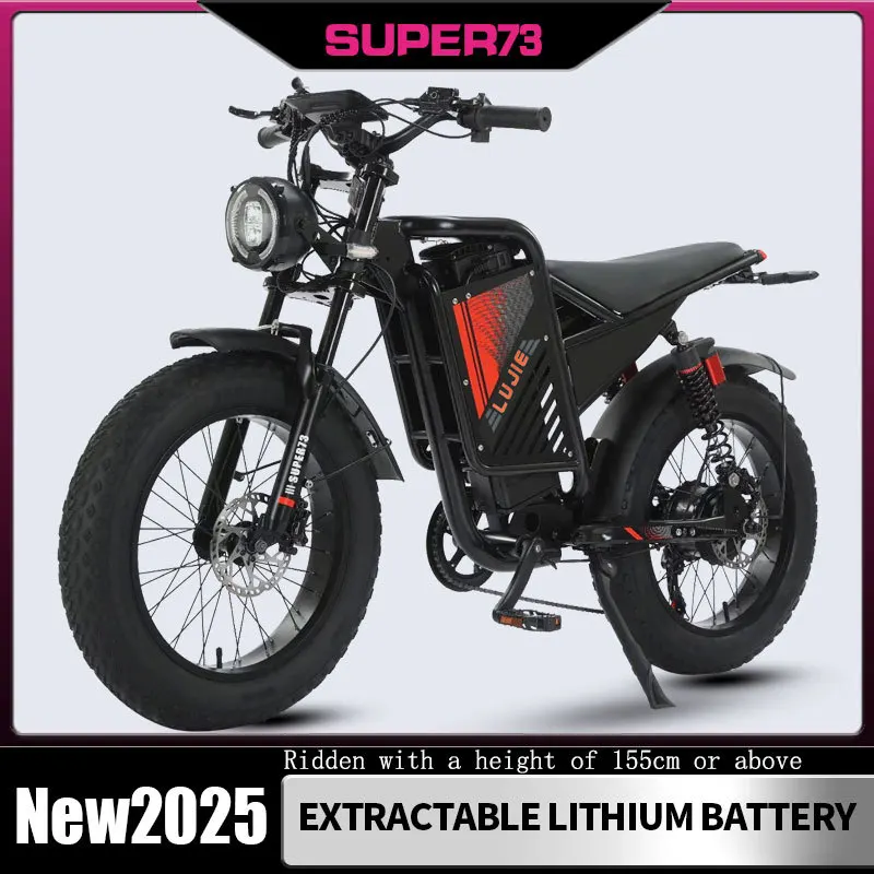 48V Lithium Battery Electric Bike, Wholesale 20 Inch Fat Tire Waterproof Mountain Bike for Adults