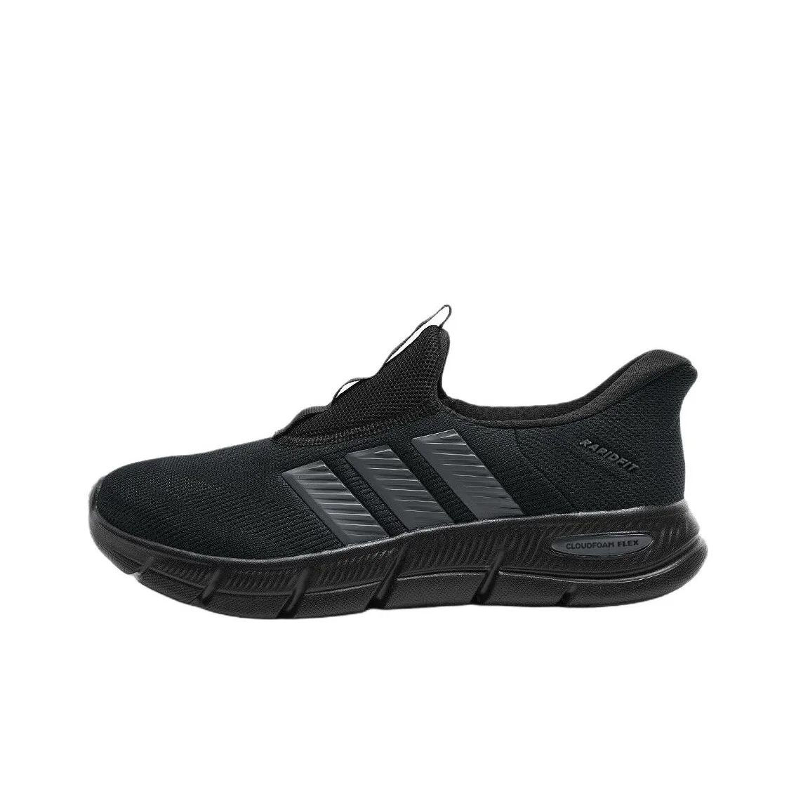 Adidas Cloudfoam Cushioning Breathable Lightweight Cushioning Breathable Lightweight Low top Running Shoes Unisex Black KJ5915