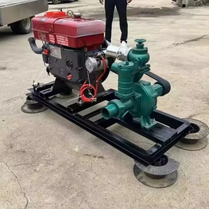 سعر الجملة 4 بوصة آلة ضخ الحديد الزهر/محرك الري في الحديقة مضخة مياه منزلية صغيرة من نوع العربة