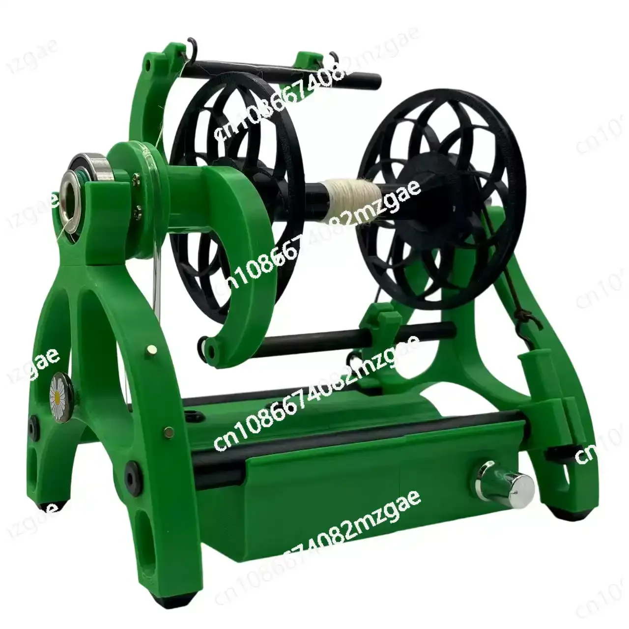 Mini Spinning Electric Household 12V  Wheel Wool Fibre Yarn Winding Machine Carbon flywheel arm tool for wool cotton silk fibers