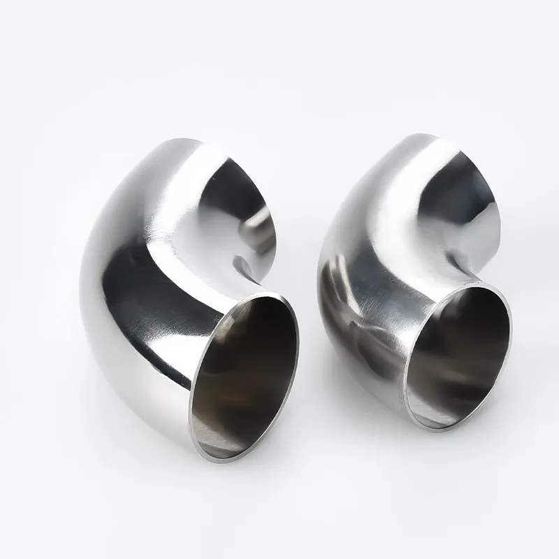 O/D 19/25/32/38/45/51/57/63/76/89mm 304 Stainless Steel Elbow Sanitary Welding 90 Degree Pipe Fittings