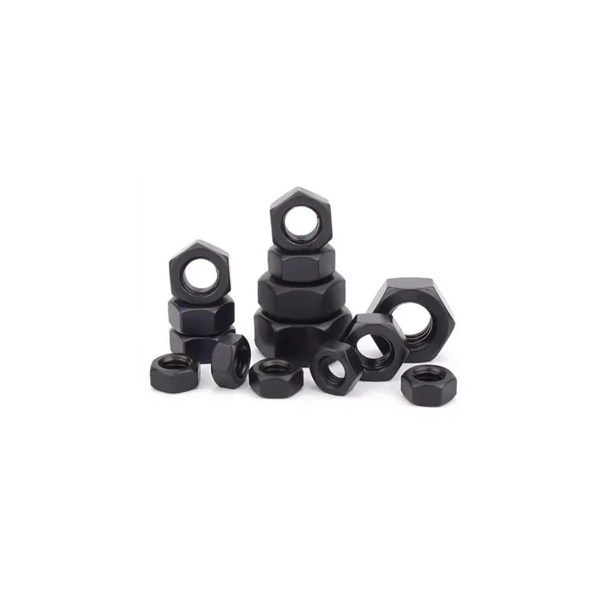 12.9 Grade High-Strength Black Nut / Fine Thread Nut / Screw Cap M8-M27