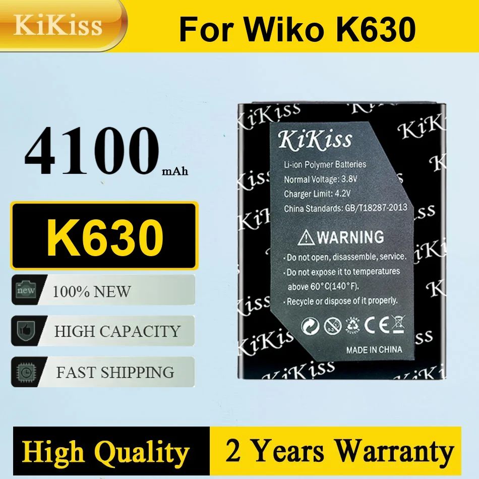 

4100Mah Kikiss Battery K630 For Wiko