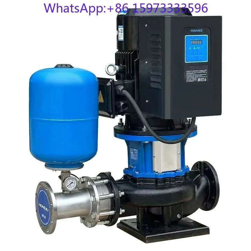 Variable Frequency Booster Circulation Pump 380V High Efficiency HVAC Water Pump, Constant Pressure Water Supply Equipment