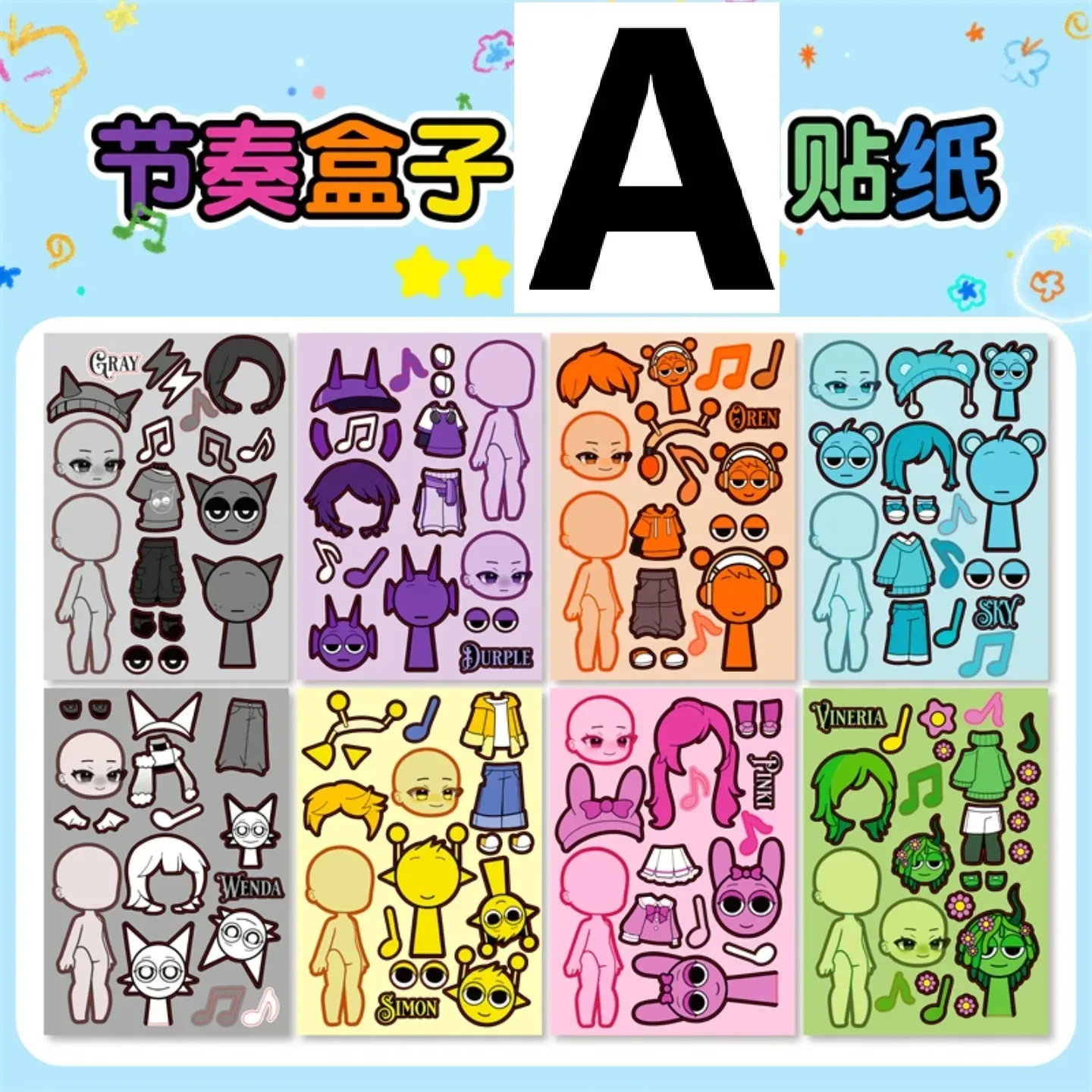 '8 Folhas/Pacote Di…