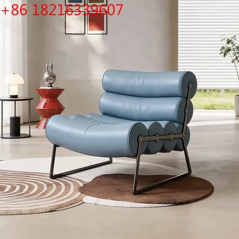 YAO Italian minimalist roller chair living room B & B cafe Bauhaus sofa chair back