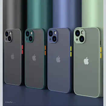 Nové nárazuvzdorné silikonové pouzdro Armor Bumper pro iPhone 15 11 12 13 Mini 14 Pro XR X Xs Max 7 8 Plus SE 2020 12 nejlepší prodej iPhone XS 128GB - №6