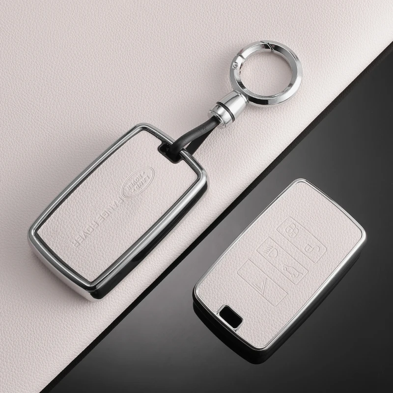 Zinc Alloy Car Key Case Cover Holder Shell For Land Rover Range Rover Sport Velar Evoque Discovery Freelander2 Elander Accessory