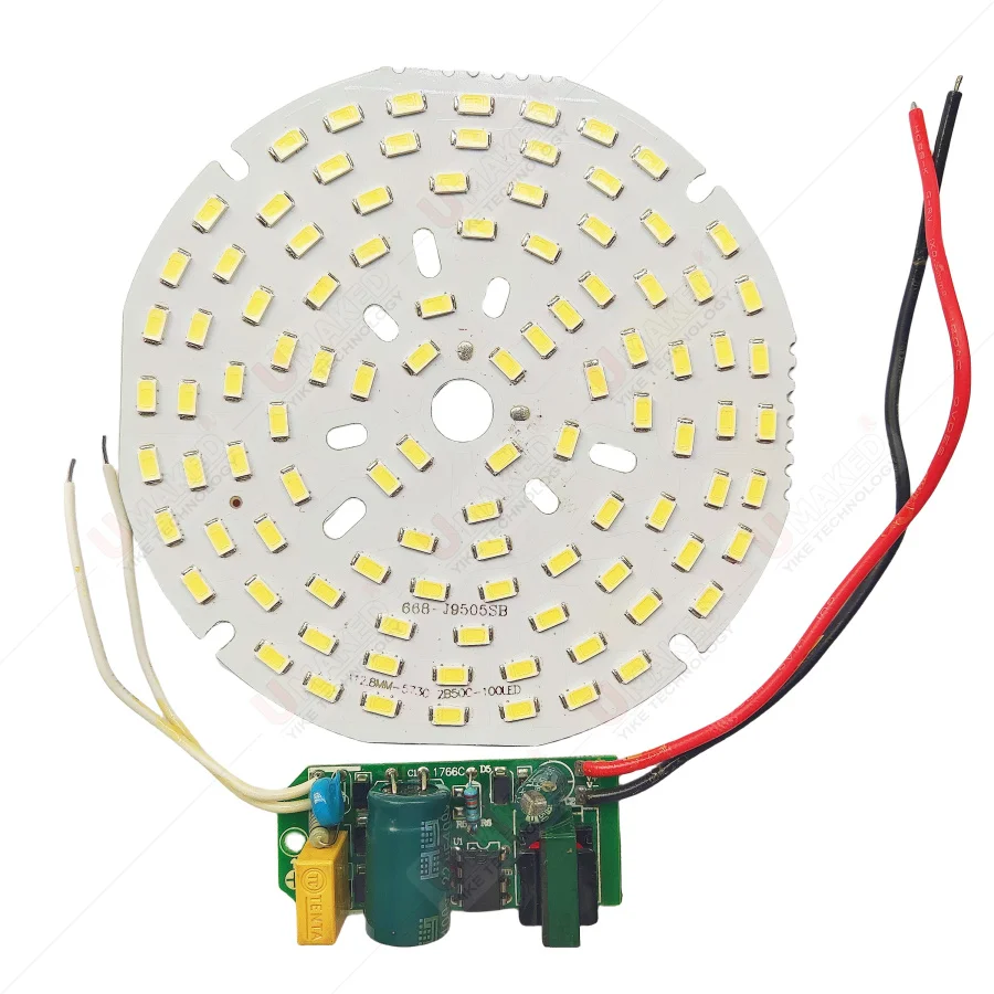 1/10set 30-100W led lighting source for industrial and mining lamp workshop, warehouse chandelier 100w led pcb board+driver