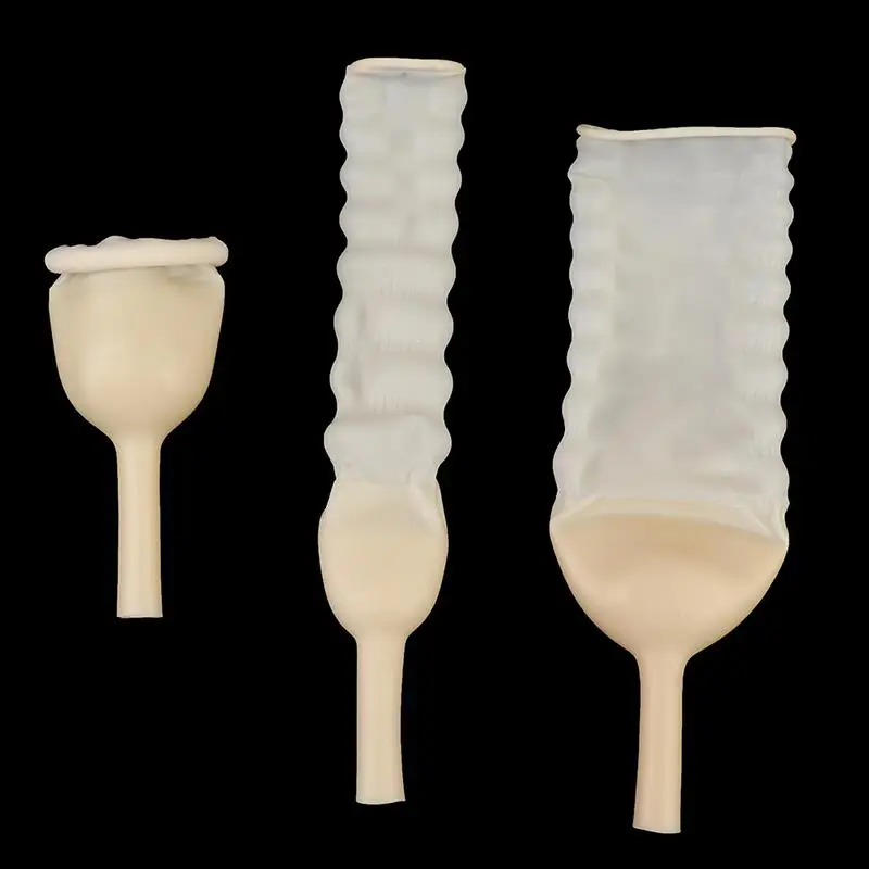 20/25/30/35MM Male External Catheter Medical Sterilized Latex Catheter Urine Collector Elderly Incontinence Urinary Latex Sleeve