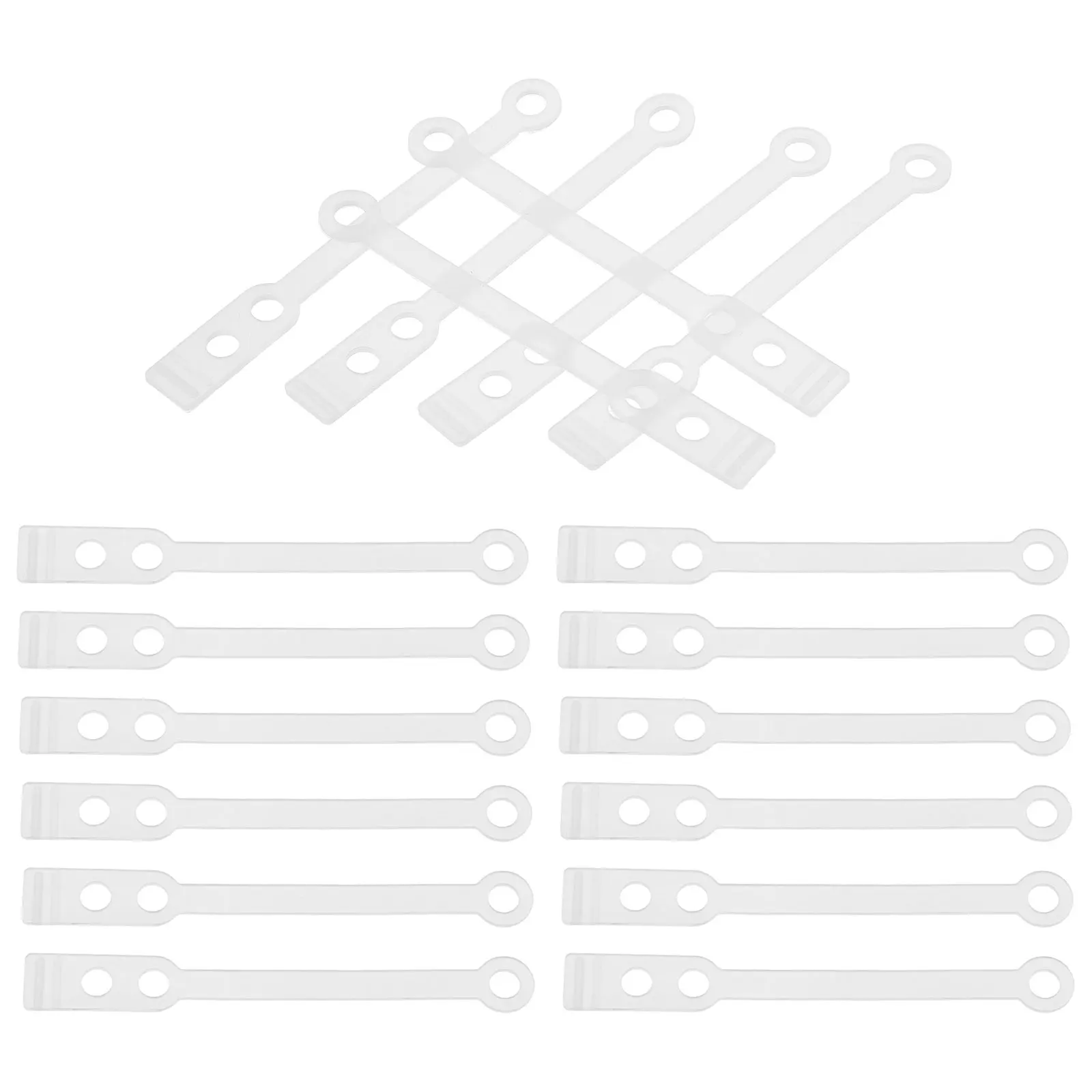 

35 Pcs Curlers Perm Rod Elastic Bands for Styling Hair Roller Elastic Band For Short Hair Tools Travel Size Soft Rubber