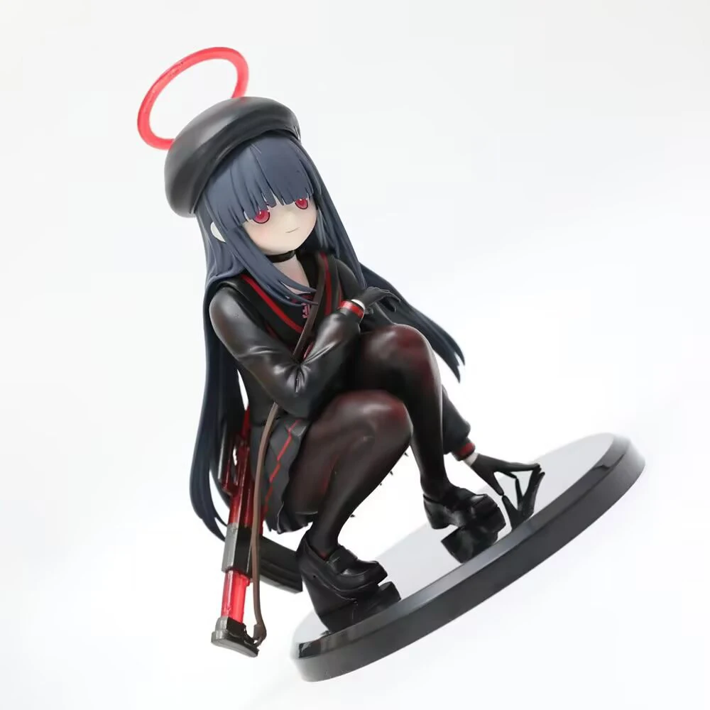 Figurine d'action de dessin animé Mob Chan, archives bleues, jeu de pose accroupie, Statue Bishoujo Gk, modèle de coque d'ordinateur, décoration, cadeaux d'anniversaire