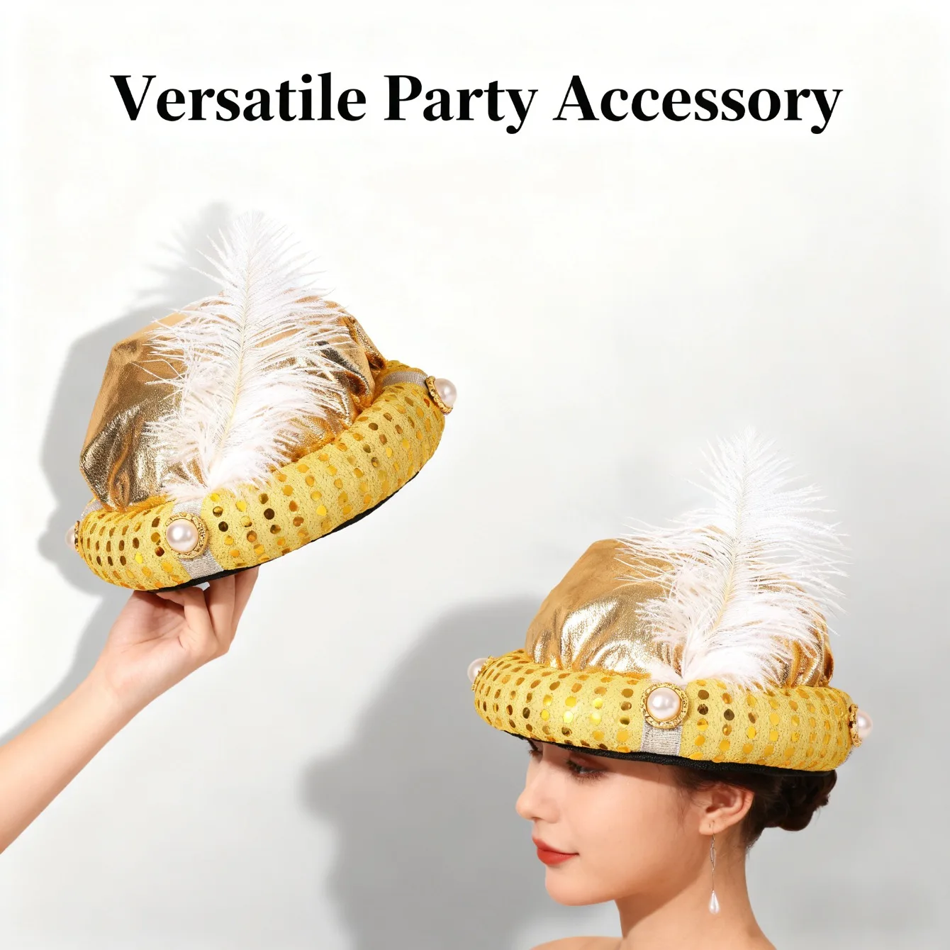 

Prince Hat Indian Funny Costume Hat Holiday Dance Party Performance Exotic Party Accessory