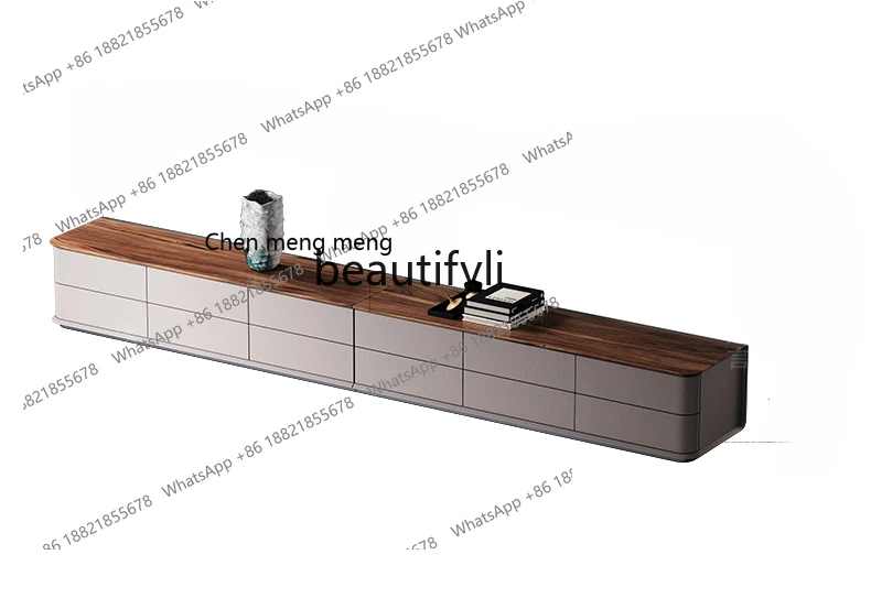 

TV Cabinet Living Room Home Simple Modern Plaid Storage Cabinet