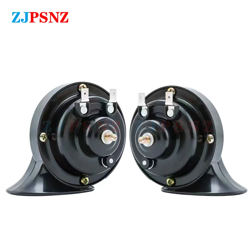 Car Snail Horn 12V 48V 60V 510Hz Electric Air Horn Motorcycle Scooter Truck E-Bike Waterproof Snail Horn Super Sound view 2