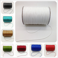 0.5/0.8/1.0/1.5/2.0mm Waxed Cord Leather twine String Strap Necklace Rope Bead For Jewelry Making DIY