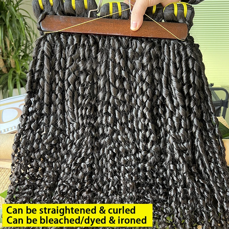 Pixie Curly 100 ℅   Echthaar-Bündel, federnd, lockig, 15 A, vietnamesische, unverarbeitete, rohe Haarwebart, Doppelschuss, Pissy Curly